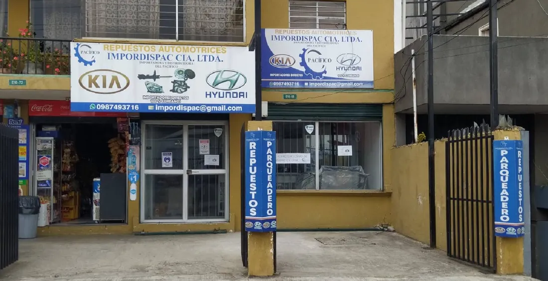 Fachada de la sucursal Quito
